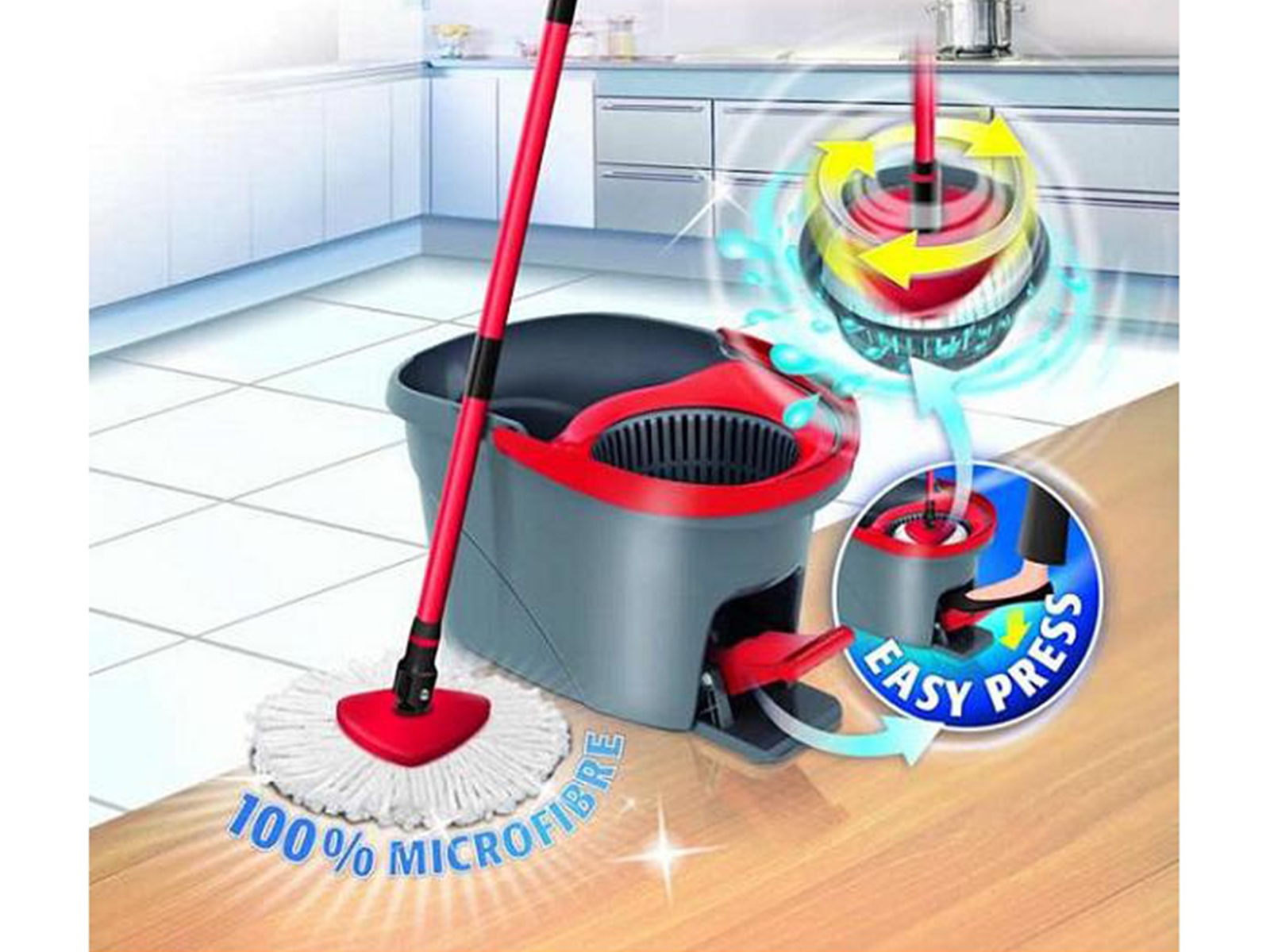 Wkład do mopa Turbo Easy WRING & CLEAN  Vileda 151608